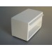 Phillip Nightstand in White with White Drawer