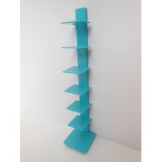 Tower Bookcase in Turquoise Blue