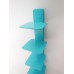 Tower Bookcase in Turquoise Blue