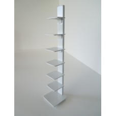 Tower Bookcase in White