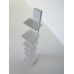 Tower Bookcase in White