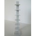 Tower Bookcase in White