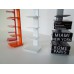 Tower Bookcase in White