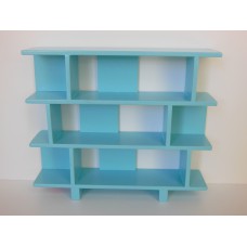 Vendi 3 Tier Bookcase in Blue