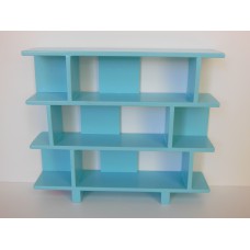 Vendi 3 Tier Bookcase in Blue