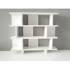 Vendi 3 Tier Bookcase in White