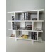 Vendi 3 Tier Bookcase in White