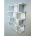 Vendi 4 Tier Bookcase in White