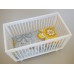 Madison Crib in White with Yellow/Gray/White Bedding