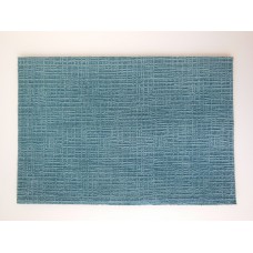 Blue Crosshatch Area Rug