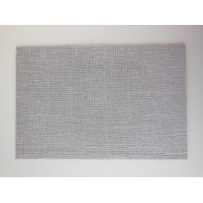 Light Gray Crosshatch Area Rug