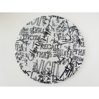 Graffiti Round Area Rug