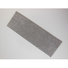 Gray Swirl Runner Rug