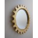 Gear Wall Mirror in Gold