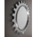 Gear Wall Mirror in Silver