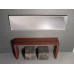 White Thin Profile Wall Mirror