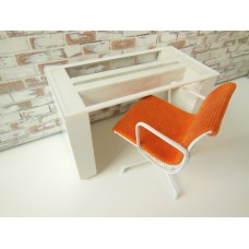 Altra Desk in White with Chair