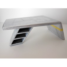 Aviator Desk with Yellow Stripe