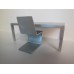 Vintage Metal Parsons Desk and Chair