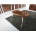 Rustic Wood Bench with Metal Peg Legs