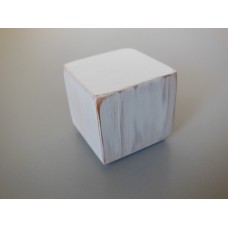 Distressed White Cube