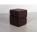 Wood Cube with Accent Cut Line