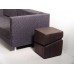 Wood Cube with Accent Cut Line