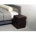 Wood Cube with Accent Cut Line