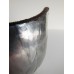 Egg Chair in Vintage Brown Fabric Metal Back