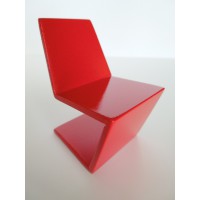 Klein Chair in Red Lacquer