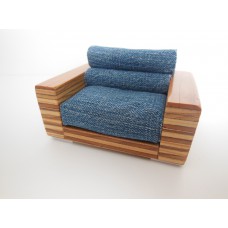 MDO Chair with Denim Cushion