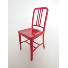 Navy Chair in Red