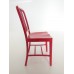 Navy Chair in Red