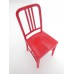 Navy Chair in Red