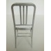 Navy Chair in Silver