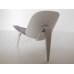 Hans Wegner Shell Chair in Pony Print Fabric