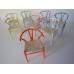 Wishbone Chair - Yellow with Natural Seat