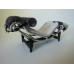 Le Corbusier LC4 Chaise Lounge Pony Print Fabric