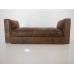 Preston Two Arm Chaise in Vintage Brown