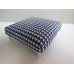 Ottoman in Blue / Black / White Check