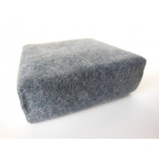 Gray Felt Ottoman