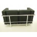 Le Corbusier Petit Lounge Sofa Stock Black