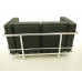 Le Corbusier Petit Lounge Sofa Stock Black