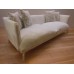 Lusso Couch in White Micro Suede