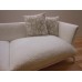 Lusso Couch in White Micro Suede