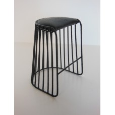 Bride's Veil Counter Stool Black/Black