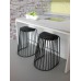 Bride's Veil Counter Stool Black/Black