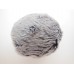 Gray Faux Fur Stool