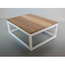 Parsons Coffee Table with Hickory Wood Top