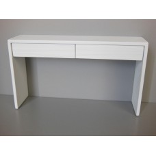 Emerson Console Table with White Base and White Drawers